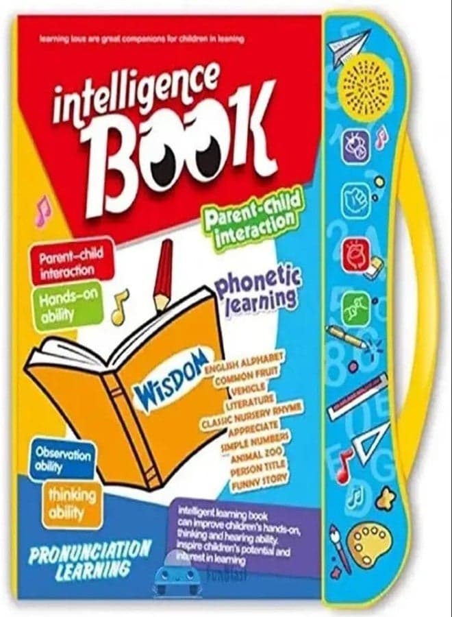 Anshura Intelligence Book, Phonetic Learning, Parent-Child Interaction, Educational Toy for Children
