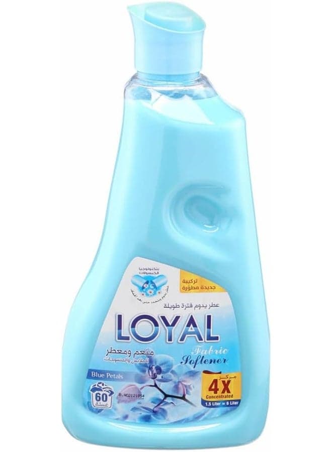Loyal Fabric Softener with Blue Petals Fragrance (1500 ML)