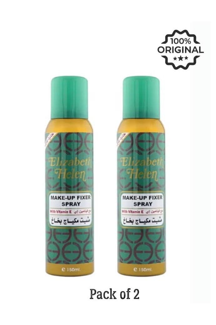 Elizabeth Helen Make-Up Fixer Spray Packaging May Vary Clear 2 Pcs