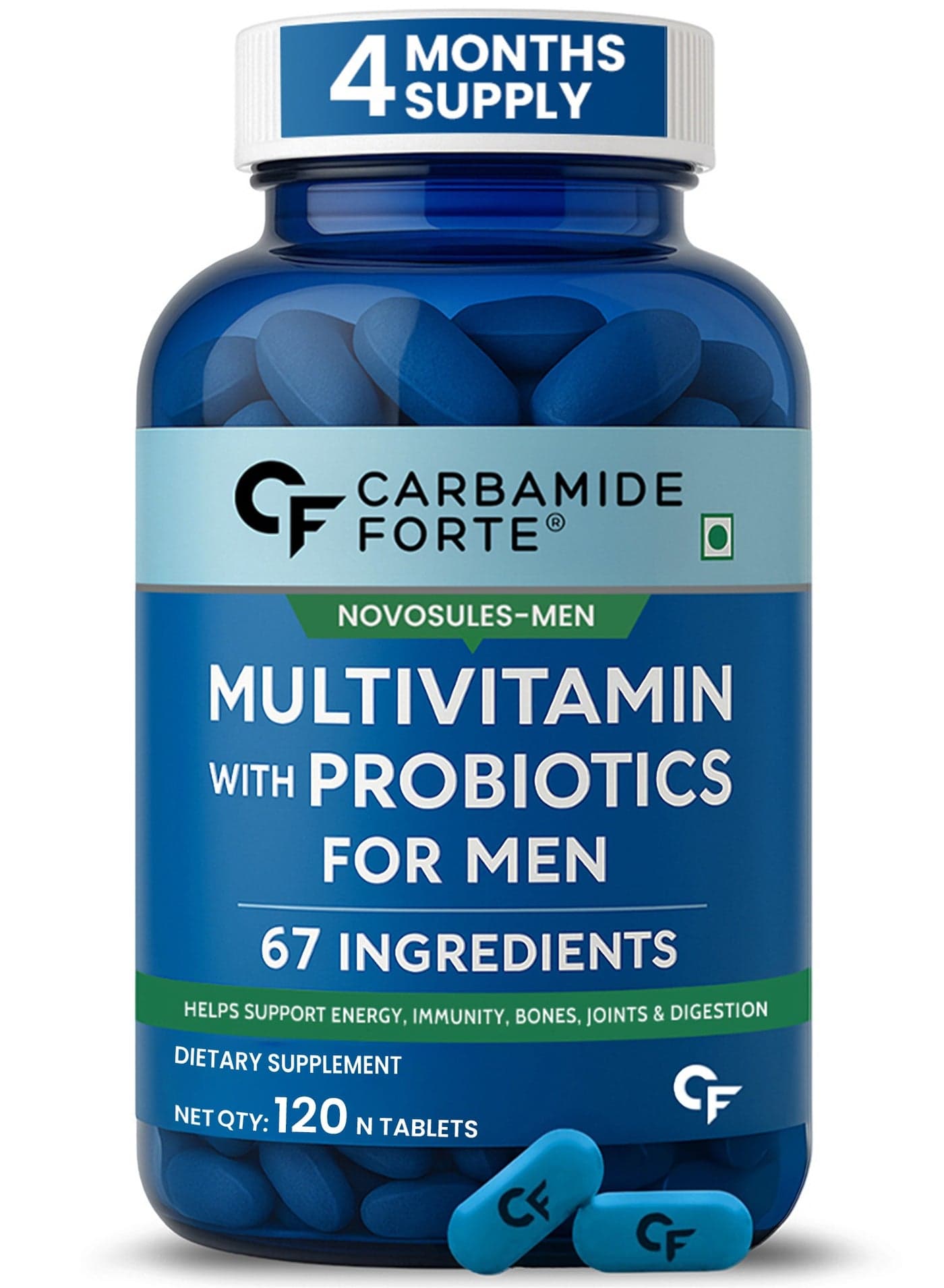 Multivitamin Tablet With Probiotics For Immunity And Energy 120 Veg Multivitamin Tablets