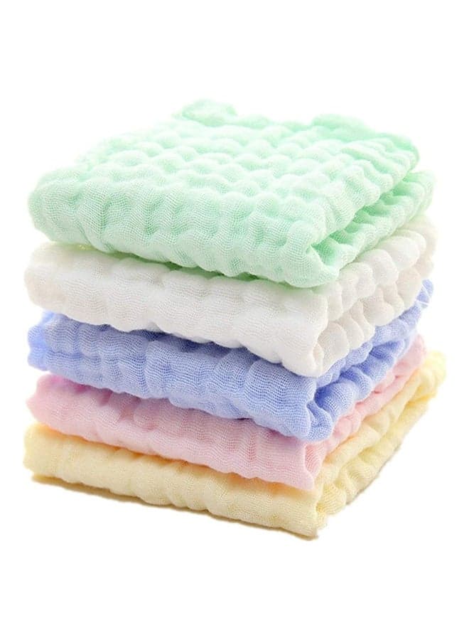Pack Of 5 Muslin Baby Washcloths And Towels