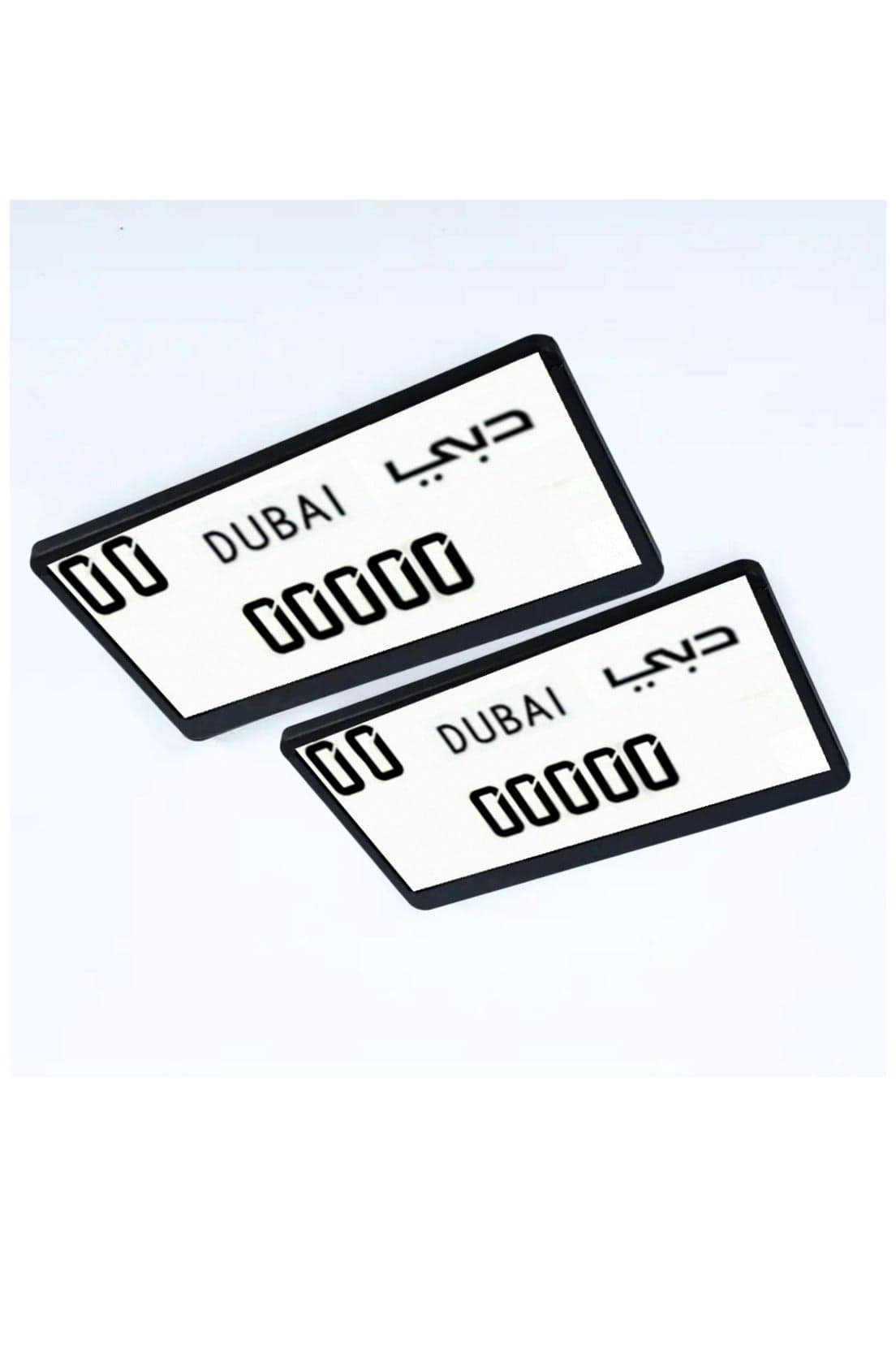 Car Number Plate Frame Dubai | Short License Plate Holder | Premium Number Plate Cover Dubai | Front & Rear Plate Protector for Cars – Dubai Emirates