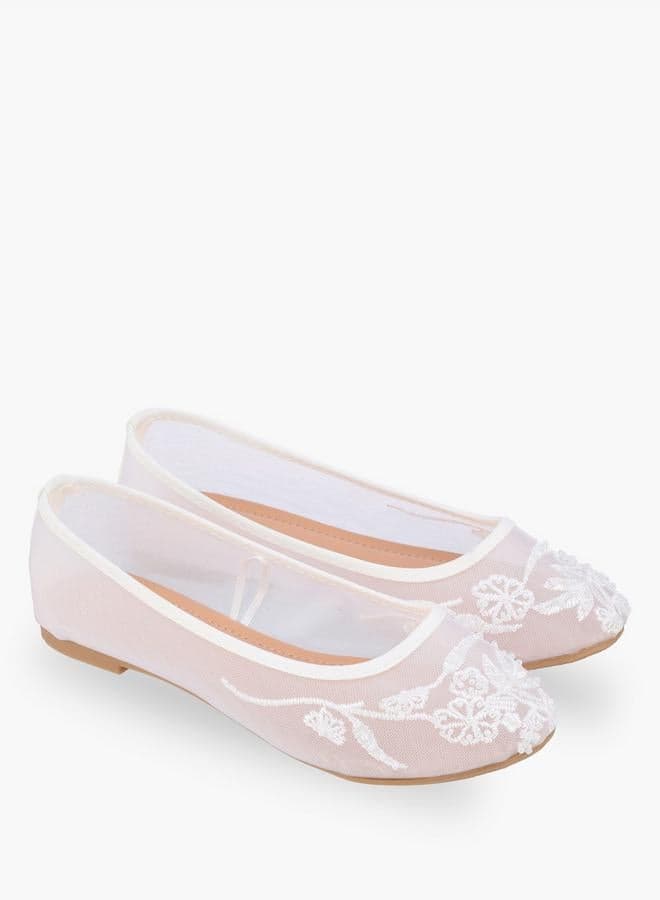 Girls Slip-On Ballerina Shoes