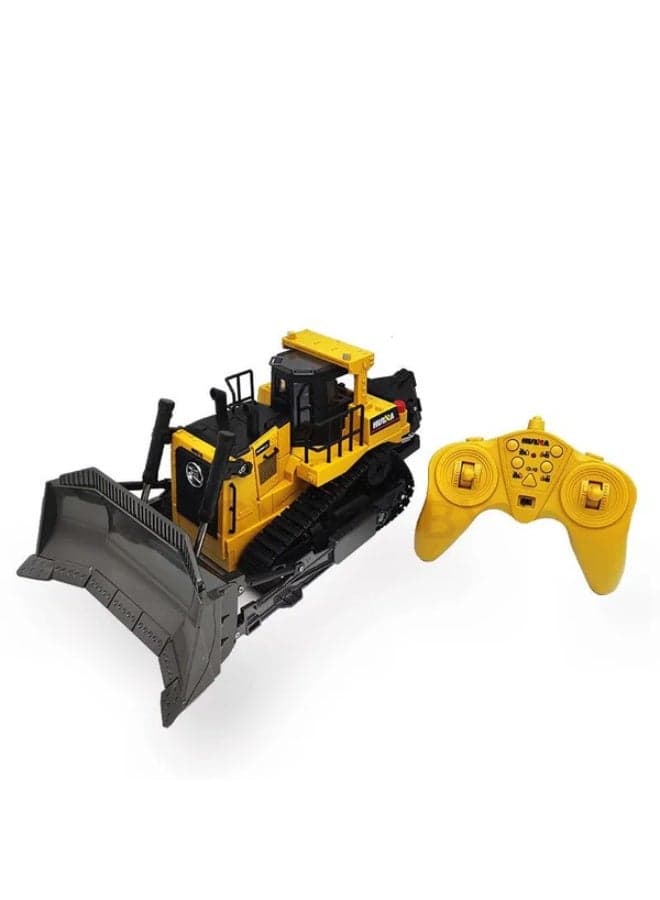 Huina 1569 1:14 RC Bulldozer Remote Control Construction Vehicle with Rechargeable Battery