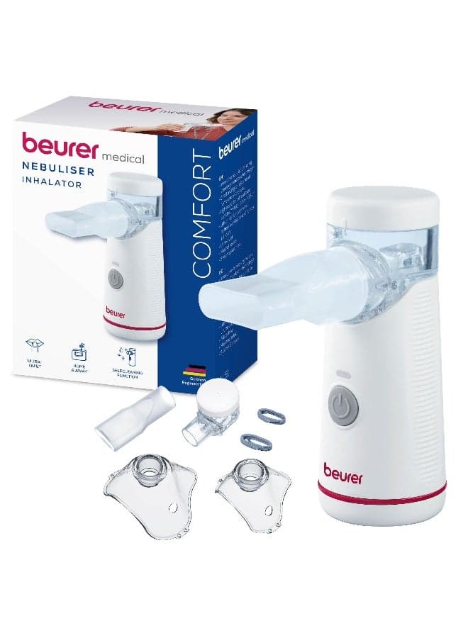 IH 51 Nebuliser for Fast & Effective Respiratory Inhalation | Portable Mesh Technology, Quiet Operation & Self-Cleaning Function | 5 Years Warranty