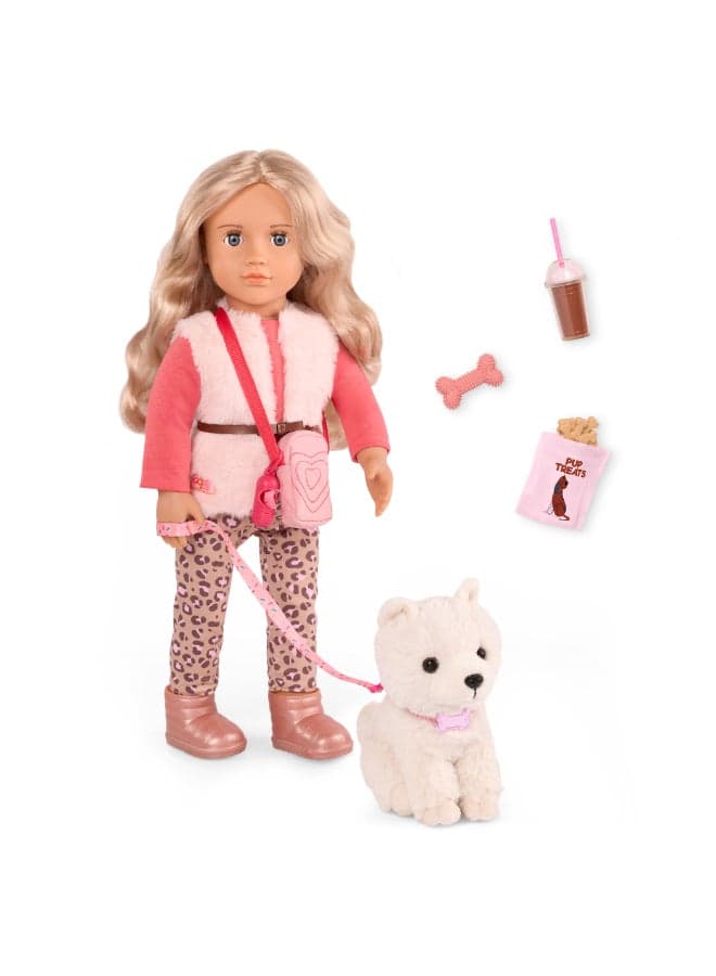 Doll & Shih Tzu Pup w/ Accs, Kathy & Kenzi