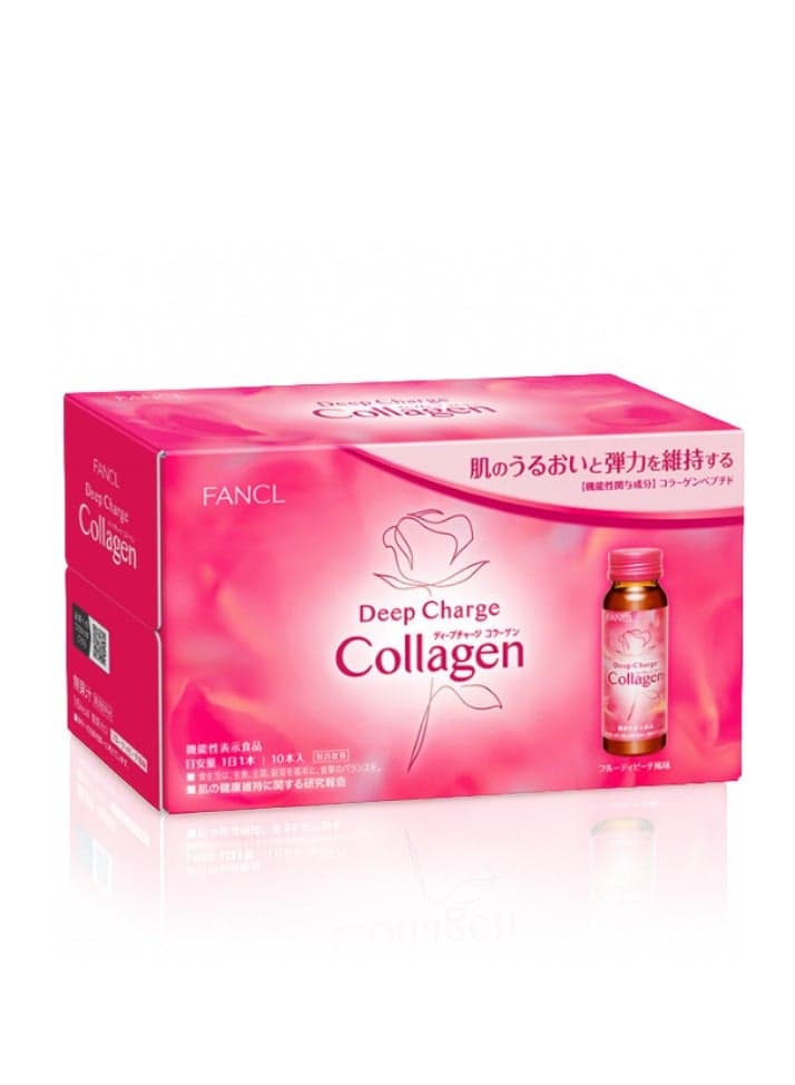 Deep Charge Collagen Drink I Japanese Marine Collagen I Collagen Peptides 500 ml I Shots