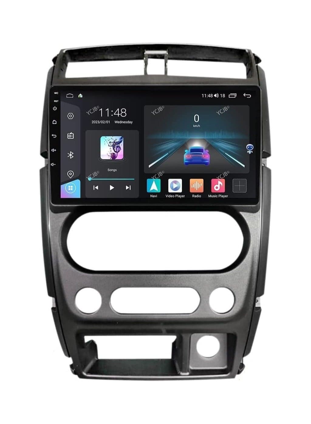 Android Car Stereo for Suzuki Jimny 2007 2008 2009 2010 2011 2012 1GB RAM 32GB ROM 9 Inch MirrorLink WiFi BT, IPS Touch Screen with Backup Camera Included
