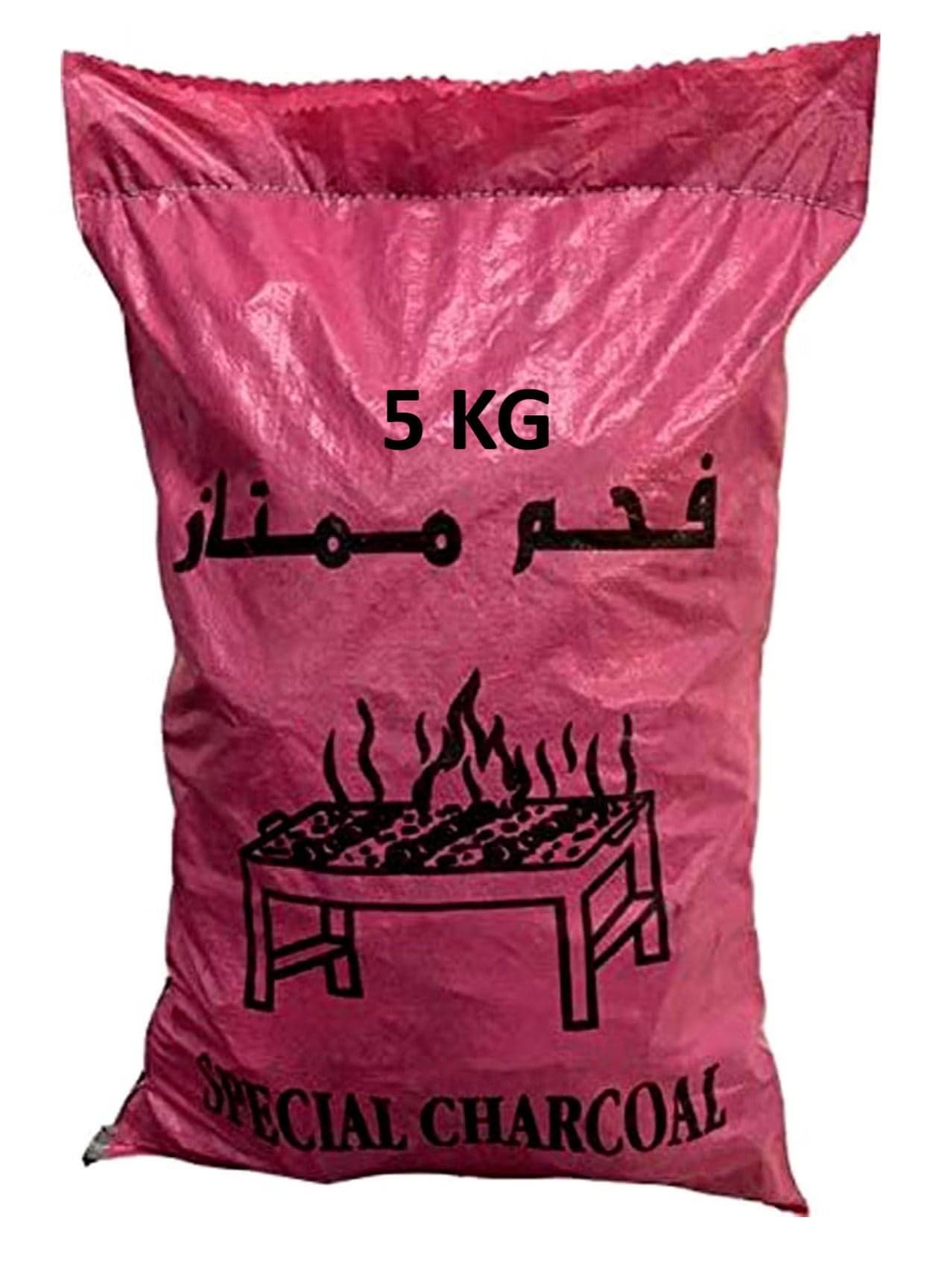 5 KG Natural Charcoal Packet for BBQ, Grilling, Outdoor Cooking, Camping, Shisha, and Tandoor – High Heat, Long Lasting, Low Smoke, Eco-Friendly, Easy Ignition, Restaurant and Home Use