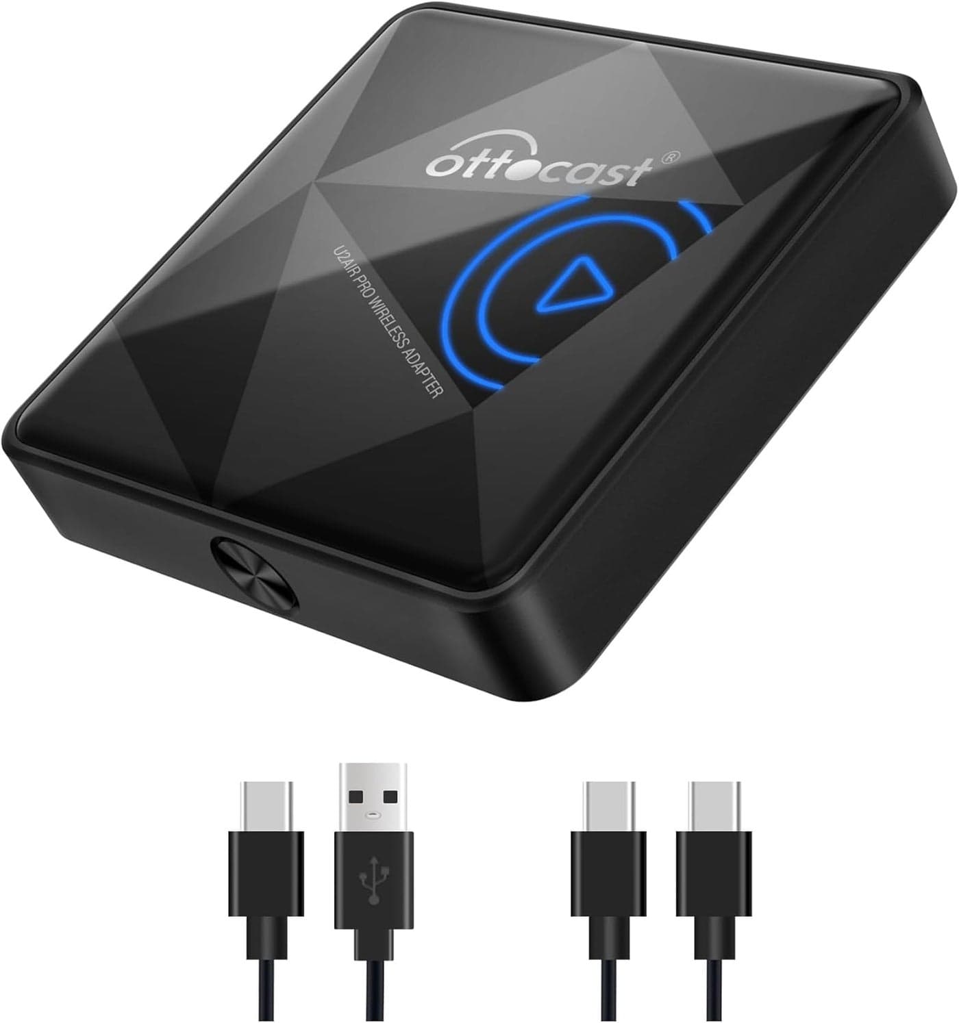 OTTOCAST U2Air Pro Wireless CarPlay Adapter for iPhone - 2025 Version Wired to Wireless CarPlay Dongle