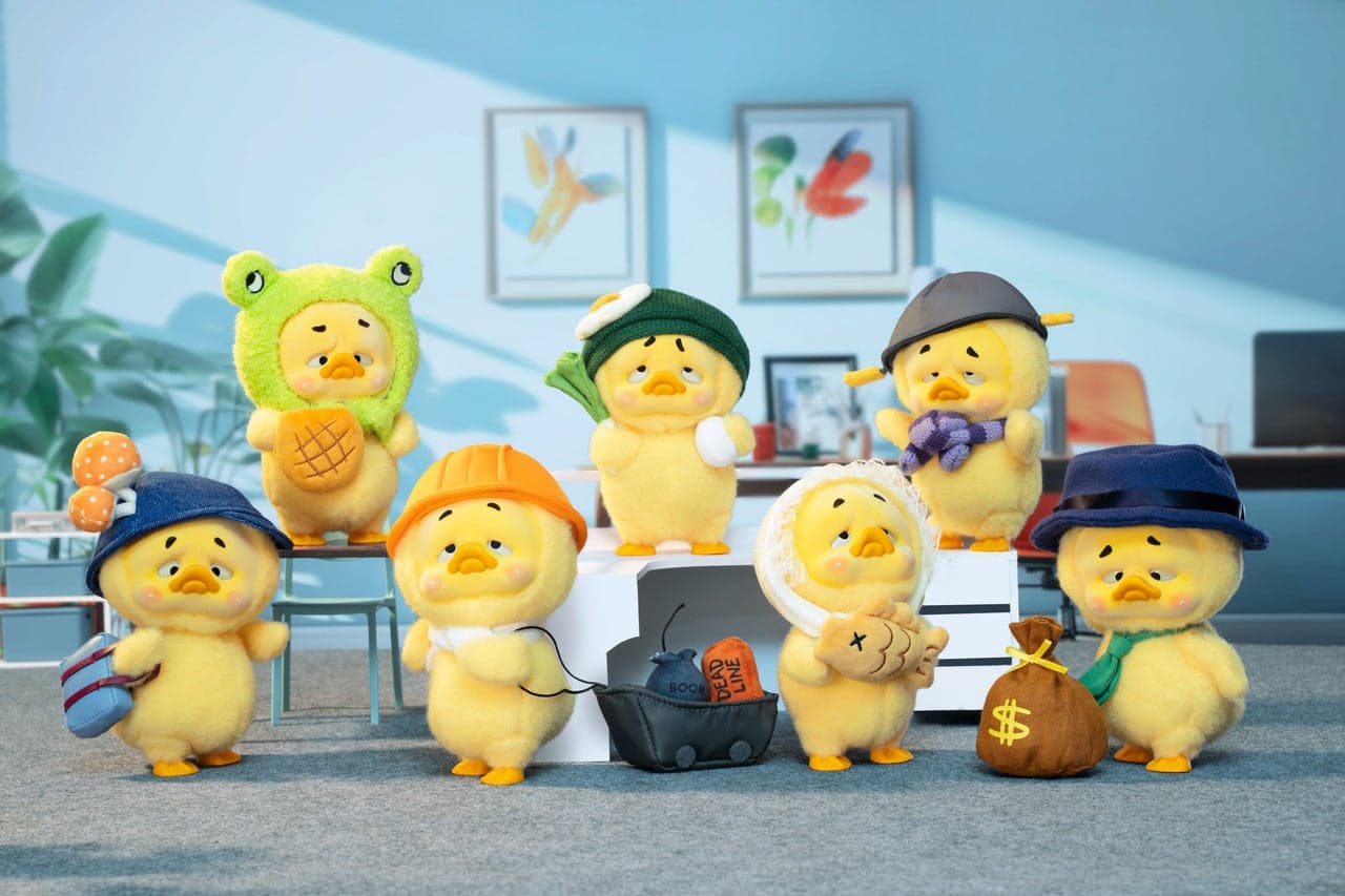Upsetduck Work Upsets Me SJD Plush Blind Box Assorted