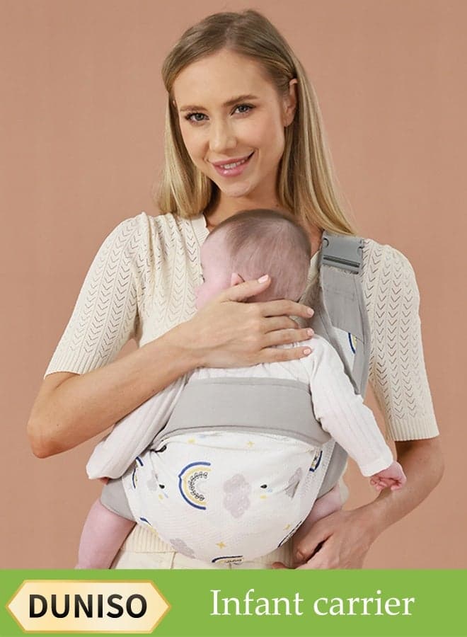 Newborn Baby Carrier Front Extendable Easy Carrier, Newborn Baby Carrier, Soft Portable Baby Sling, Adjustable One Shoulder Crossbody Carrier, Quick Dry, Thick And Wide Straps, Suitable For Babies 0-24 Months