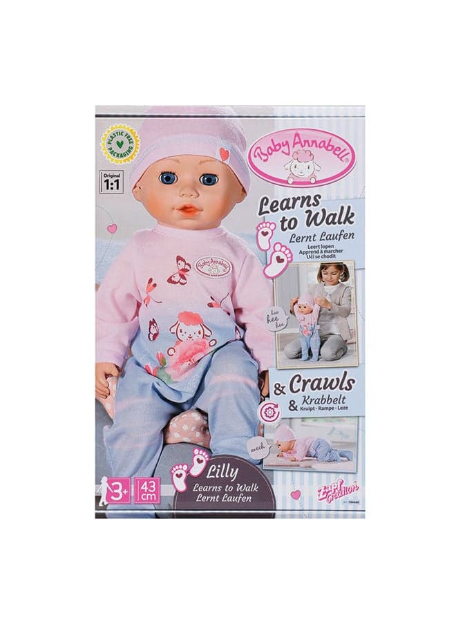 Baby Annabell LearnsToWalk Annabell 43cm