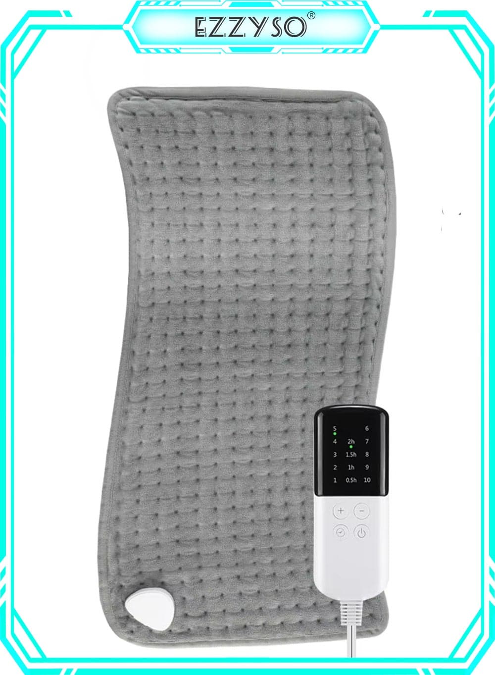 Electric Heating Pad For Bed Sofa Body Thermal Heating Pad Household Office Washable Portable Heating Blanket 10 Heat Settings Heating Pad For Knee Neck Shoulder Back Pain Period Cramps Relief