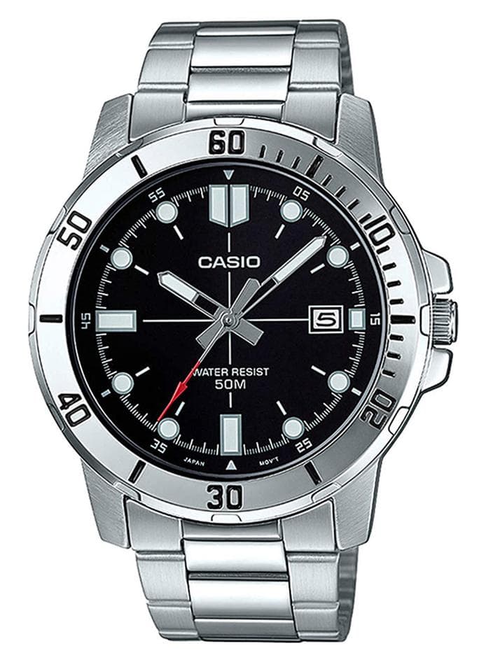 Men Stainless Steel Analog Watch MTP-VD01D-1EVUDF