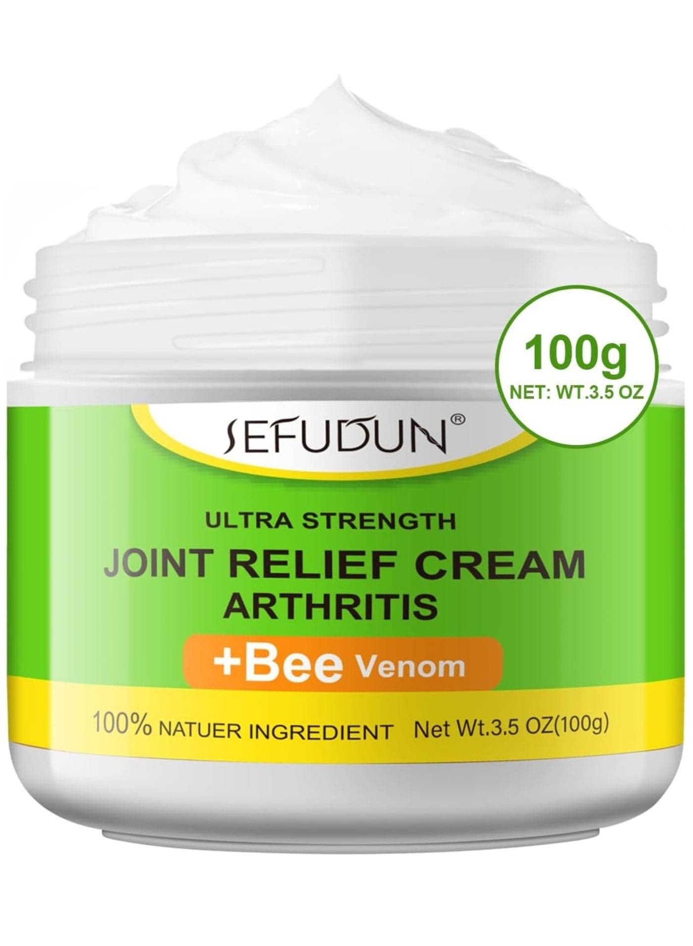 100g Joint Pain Relief Cream Ultra Strength Arthritis Pain Relief Cream with Bee Venom Joint and Muscle Pain Relief Cream Pain Relief for Joint Pain Muscle Pain Muscle Soreness Joint Therapy Cream