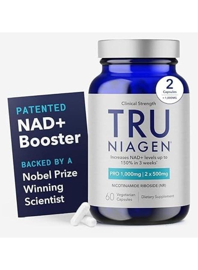 TRU NIAGEN PRO NAD+ Supplement for Anti Aging and Cell Regeneration, 1000 mg