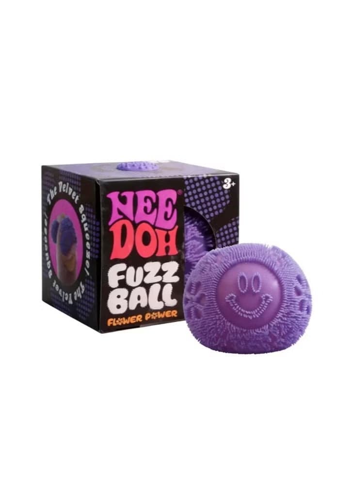 Fuzz Ball Squishy Smiley Toy | Velvet-Touch Sensory Fidget Ball for Stress Relief,Smiley Face Squeezing Toy, A Sensory Stress-relieving Toy for Children and Sdults