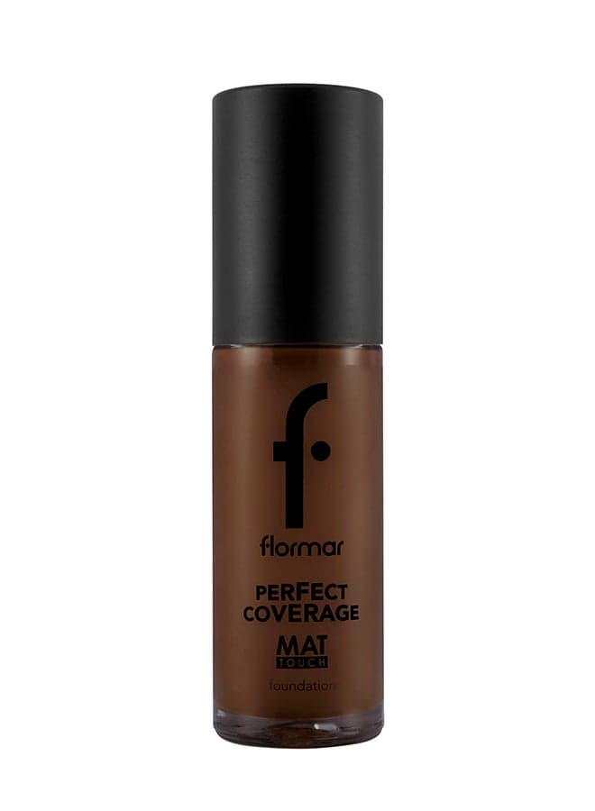 Perfect Coverage Mat Touch Foundation – 327 Espresso – Matte Finish Foundation, Oil-Control Effect, High Coverage Look, Smooth Skin Appearance