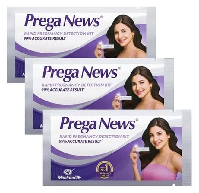 Pack of 3 One Step Urine HCG Pregnancy Test Kit
