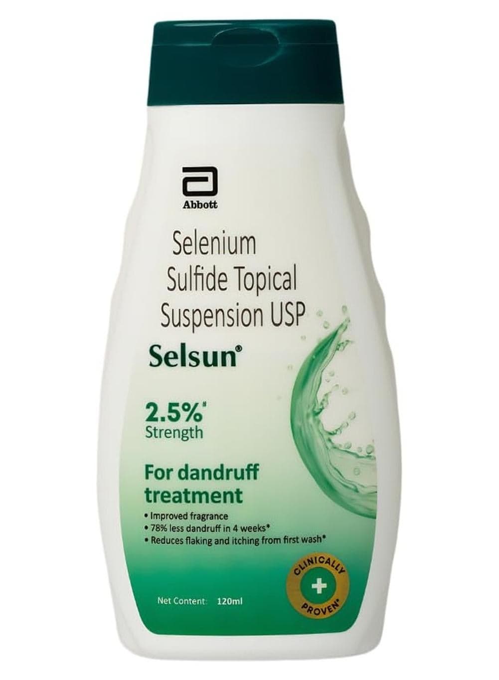 Suspension Anti Dandruff Shampoo, Clears away dandruff flakes, Relieves from excessive oil, Relieves from dandruff related itching (120ml)