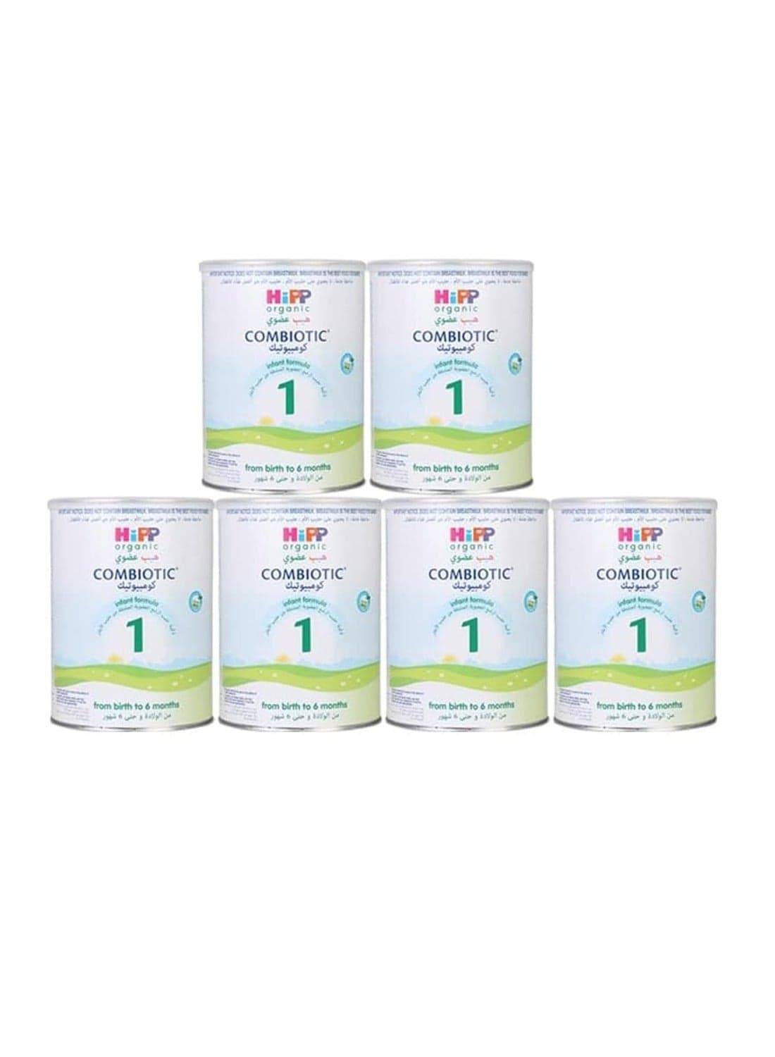 HiPP Organic Combiotic Infant Formula food with Milk, 800 g (1st STAGE, PACK OF 6)