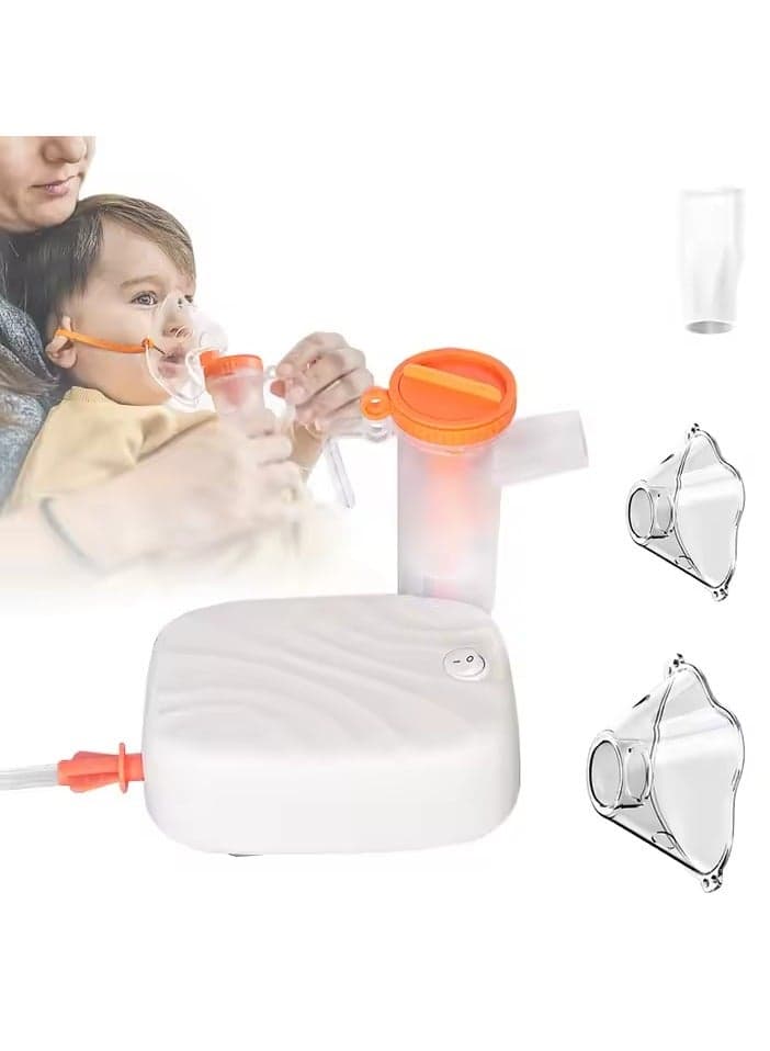 Compressor Nebulizer – Portable & Silent, Ultra-Fine Mist for Breathing Relief, German Technology