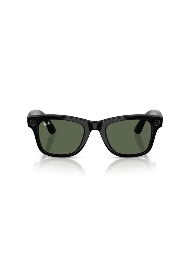 Meta Wayfarer Unisex Square Sunglasses