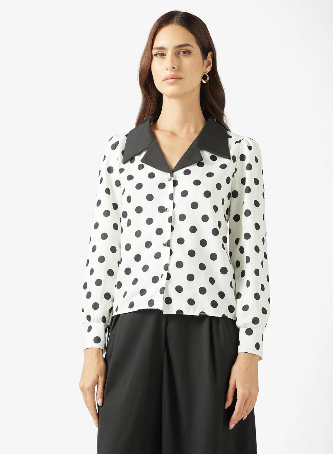 Polka Print Shirt