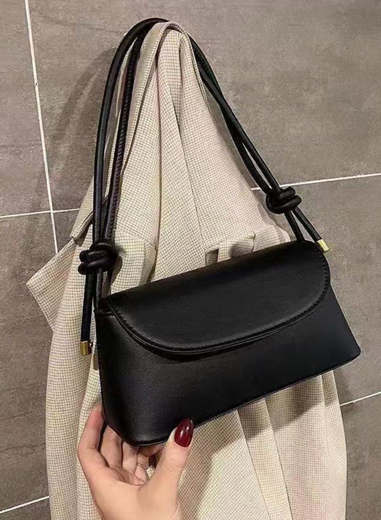 Elegant Ladies Bag Women Handbag Shoulder Bag with Adjustable Strap Versatile Tote for Office Commute Travel Shopping and Daily Use