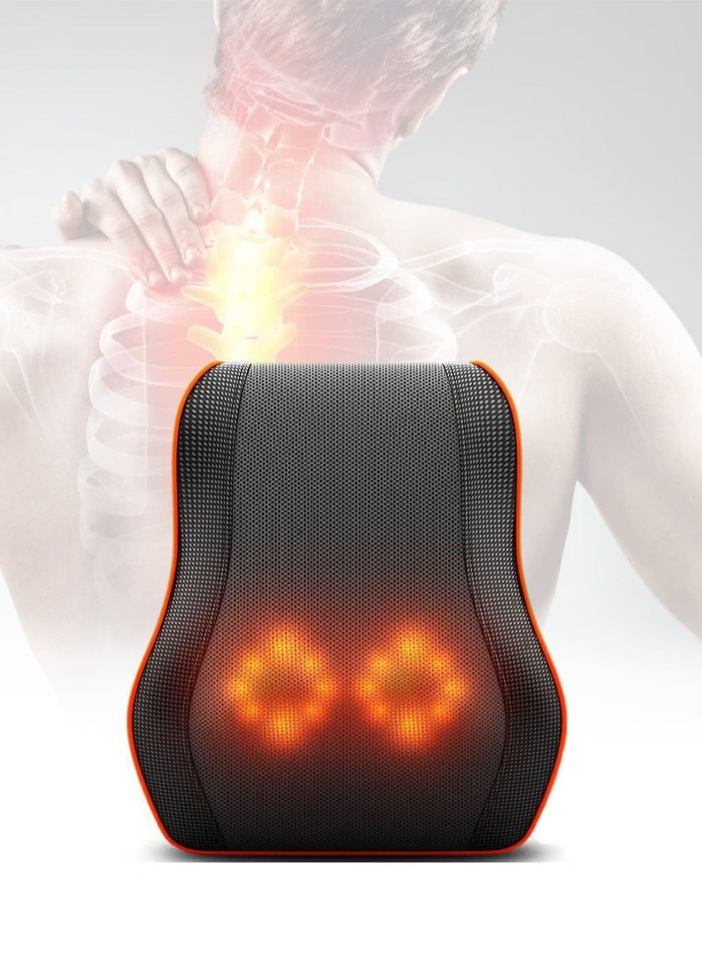 Shaitsu Cervical Spine Pillow Massager Neck Waist Shoulder Lumbar Back Body Car Cushion
