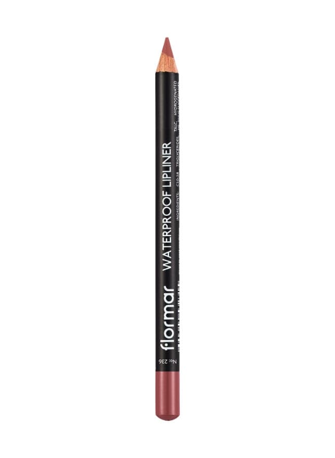 Waterproof Lipliner – 236 – Blendable, Long-Wear, Waterproof, Precise Tip, Smooth Nut Cookie