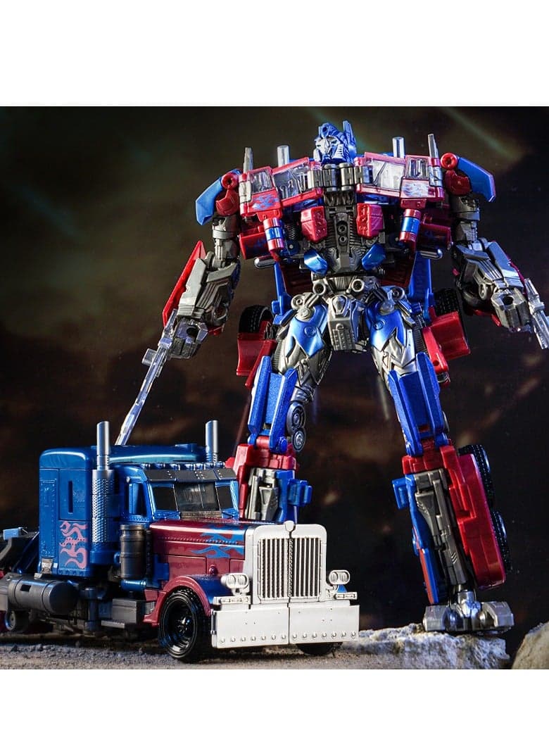 Robot Model Toys Action Figure Autobot Transfomer Optimus Prime Model Children Boys Gift for Eid Birthday Present Collectible Toy