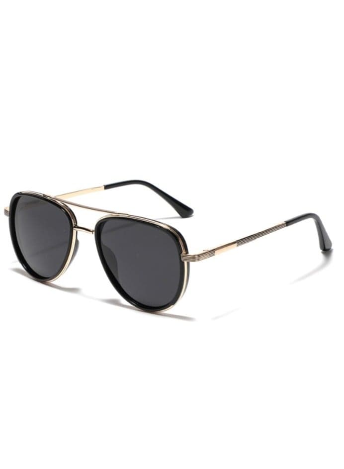 Polarized Sunglasses - UV400 Protection Retro Mirrored Shades with Acetate Frame