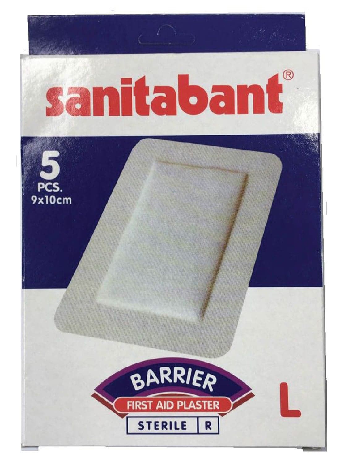 Barrier First Aid Plaster 9 X 10 Cm Large 5'S