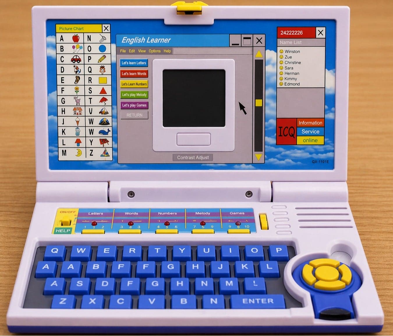 Educational Laptop Computer Toy for Kids – 20+ Interactive Learning Activities with Mouse – Early Learning Machine for Children Ages 3+, Teaches Letters, Words, Music, Games & More