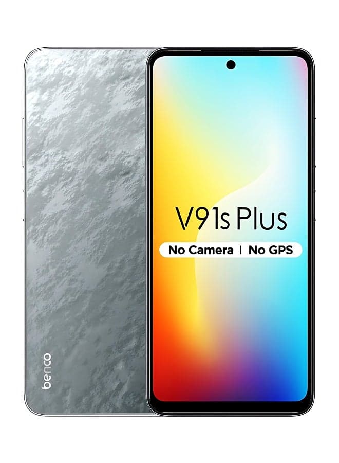 V91s Plus Dual SIM Volcanic Grey 4GB RAM 128GB 4G LTE No Camera and No GPS - Middle East Version