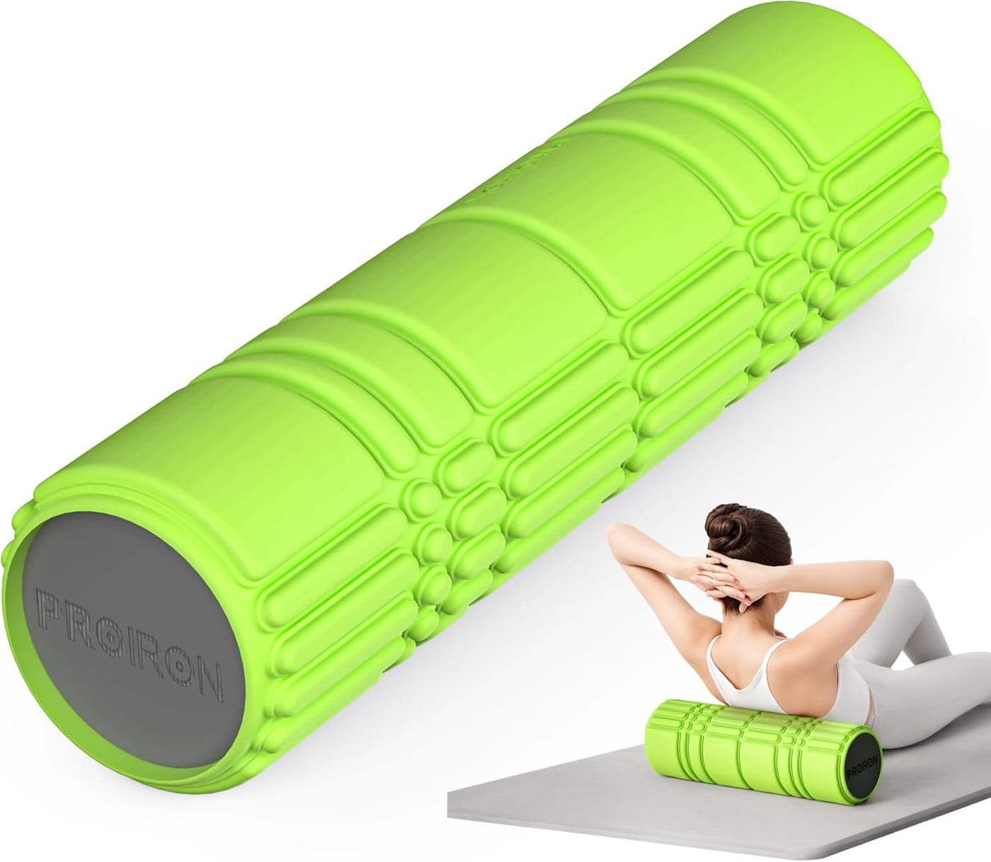 PROIRON Upgraded Foam Roller (A jelly-like touch), 42 * 13CM Patented Medium Density Deep Tissue Massage Roller Body Roller for Exercise, Yoga & Pilates