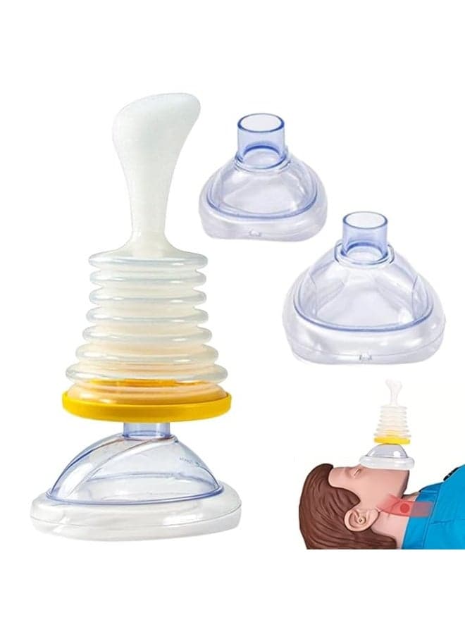 Choking Rescue Device,Anti Choking Device for Kids and Adults,Portable Emergency Airway Suction for Home & Travel