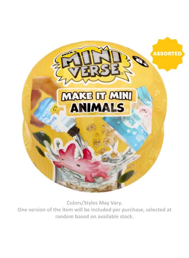 Miniverse Make It Mini Animals Series 2 Mini Collectible Capsule (Assorted)