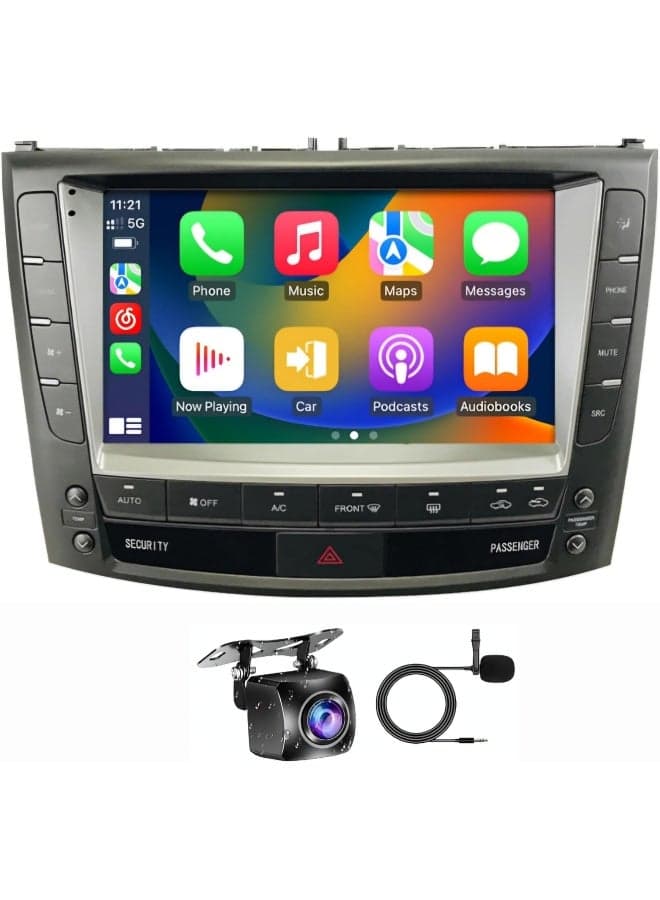 Fit Lexus IS250 IS350 Car Stereo Android Screen 2010-2012 With Apple Carplay Android Auto Wireless WiFi DSP AHD Camera Included Fast Interface QLED (4+32GB Carplay 8CORE)
