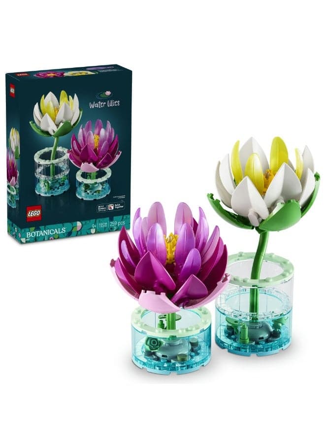 Botanicals Water Lilies Artificial Plants 11511 (Age 9+, 259 Pieces)