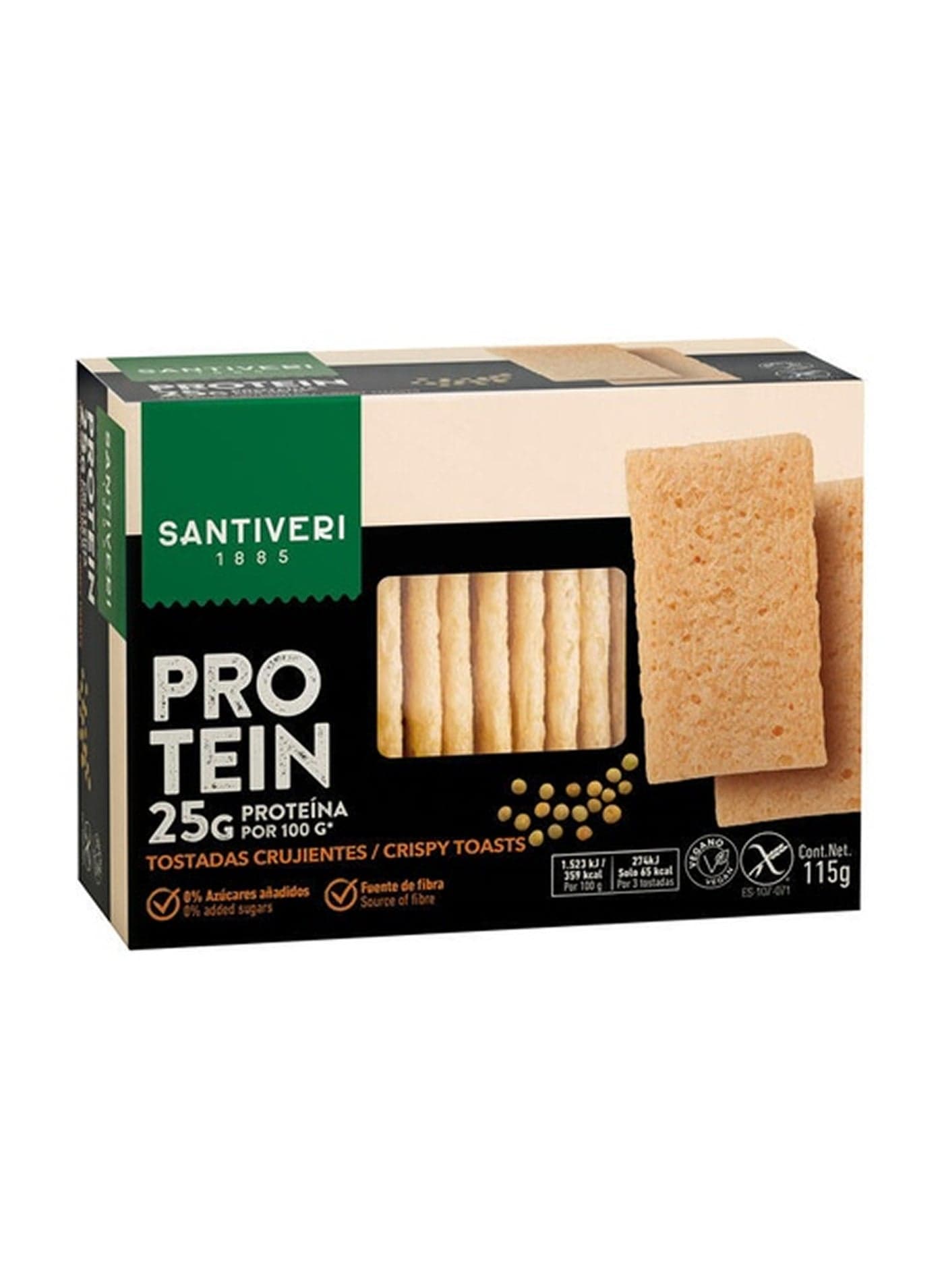 High Protein Crispy Toasts