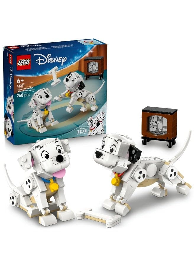 LEGO Disney Lucky & Penny 101 Dalmatians Puppies 43271 Building Set (268 Pieces)