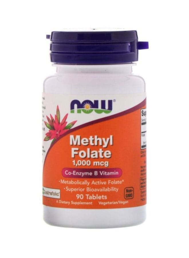 Methyl Folate Dietary Supplement 1000 Mcg - 90 Tablets