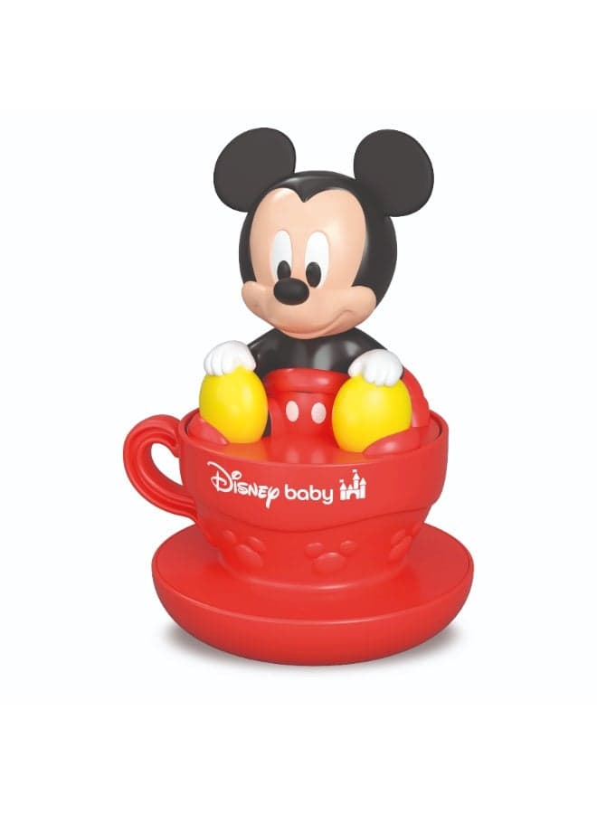 Disney Baby Spinnning Tea Cups Collectible Figure, Assorted 1 Piece (Character May Vary) Each Sold Separately | Mickey Mouse , Minnie Mouse , Simba , Stitch | Collectible Figure | Display Figure | Perfect Gift for Collectors and Kids