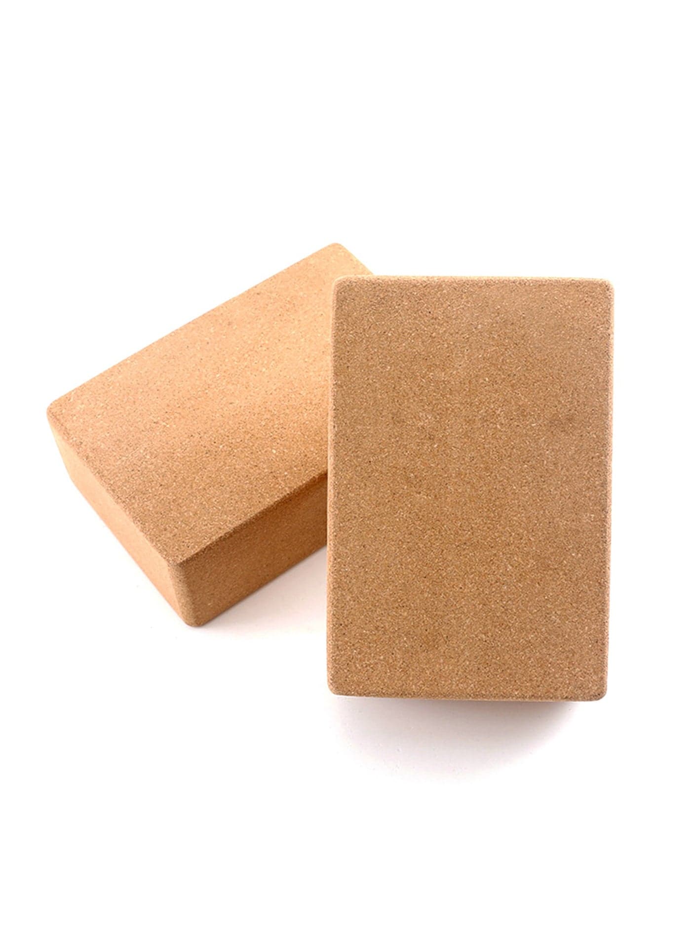 2 PCS Yoga Cork Block, High Density Non-Slip Natural Cork Yoga Brick, Eco-Friendly Supportive Exercise Accessory, Stability Balance for Yoga Pilates Stretching Toning Workouts, 22.5*14.7*7.5CM