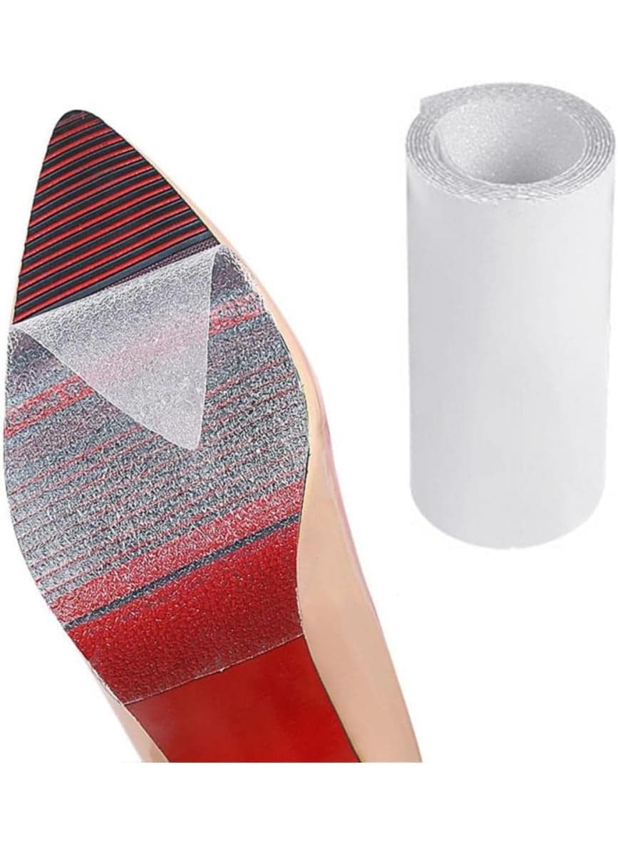 Sole Protector 10x100 CM,Anti Slip Shoe Sole Protectors Self Adhesive Sole Stickers for High Heel Shoes Red Bottoms Protector Sole Stickers for Sneakers Sole Guard Shoes Bottom Protector Clear