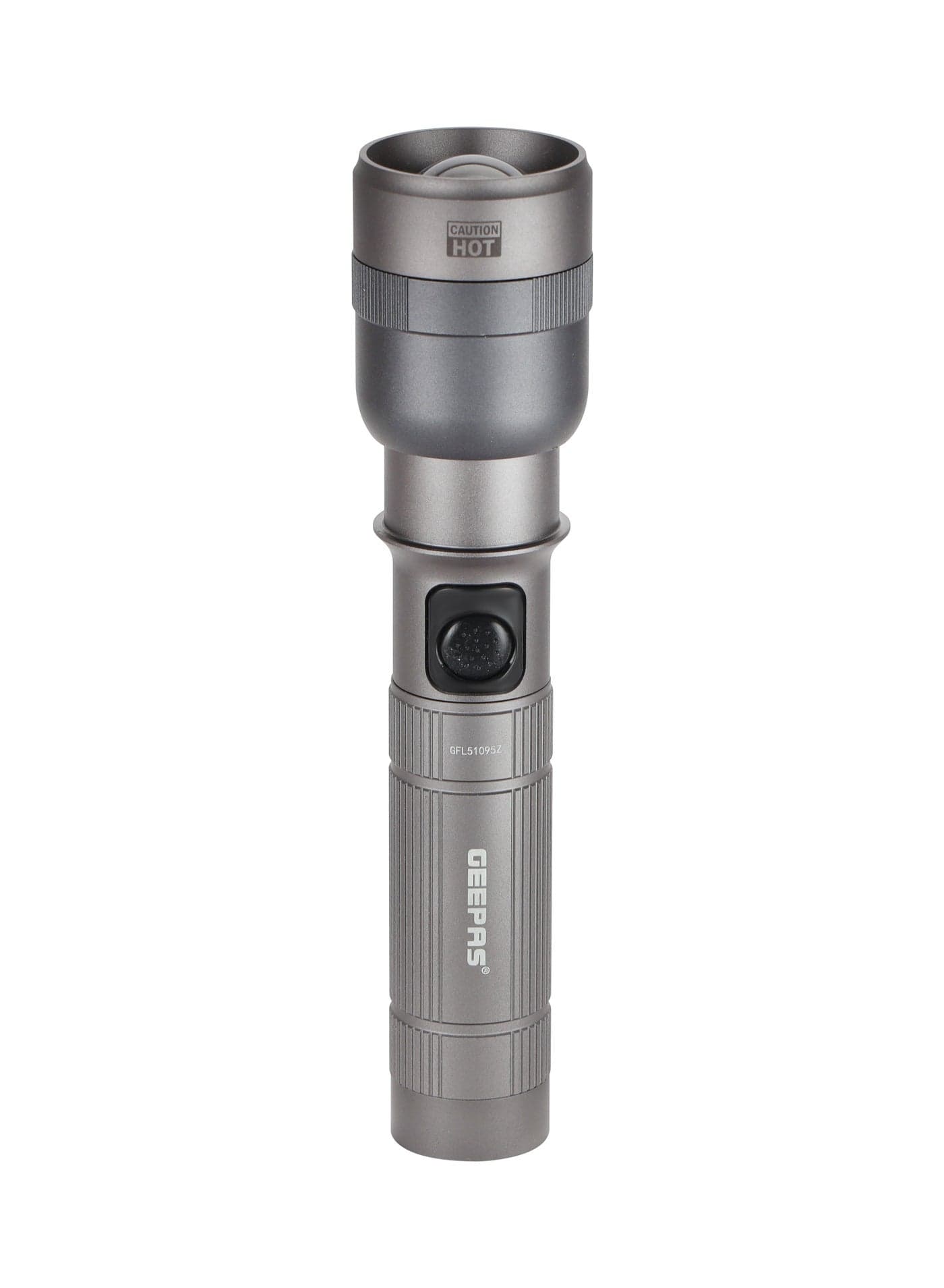 Zoomable LED Flashlight 20W | Perfect for Indoor and Outdoor Use, 10 Hours Continuous Working | Battery Level Indicator and Power Reminder, Lithium Battery, 1500 Lumens | GFL51095Z