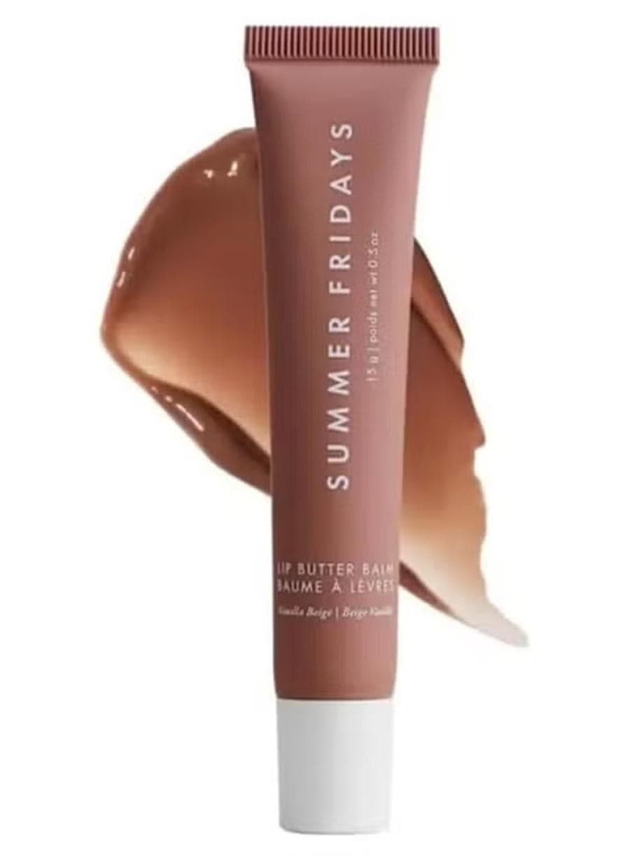 Summer Fridays Lip Balm,Moisturizing Natural Lip Balm,Moisturizes And Brightened, Contains Shea Butter, Lip Care For Dry Lips (Vanilla Beige)